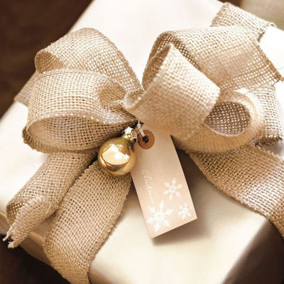 10 Yards Jute Burlap Ribbon Plain Woven Cut Edges Burlap Kerst Ribbon