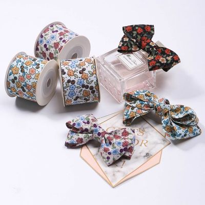 Gepersonaliseerde Eco Friendly 25mm Branded Fabric Tape Roll OEM/ODM Service Printed Pattern Ribbon