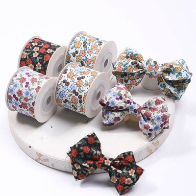 Gepersonaliseerde Eco Friendly 25mm Branded Fabric Tape Roll OEM/ODM Service Printed Pattern Ribbon
