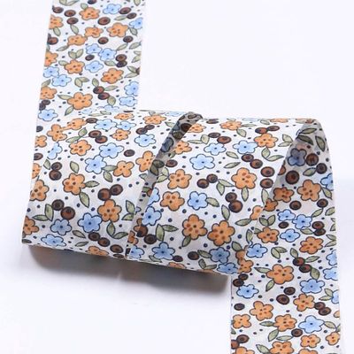 Gepersonaliseerde Eco Friendly 25mm Branded Fabric Tape Roll OEM/ODM Service Printed Pattern Ribbon
