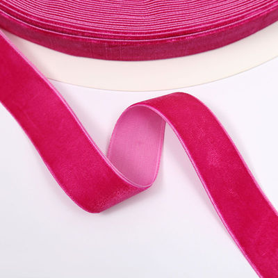 1 inch rood fluwelen lint bedraad luxe lichtblauw fluwelen lint