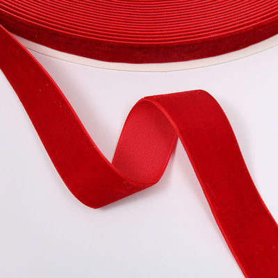 1 inch rood fluwelen lint bedraad luxe lichtblauw fluwelen lint