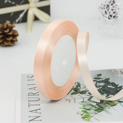 Single Face Polyester Nylon Satin Ribbon 100 Yards 3mm-10mm