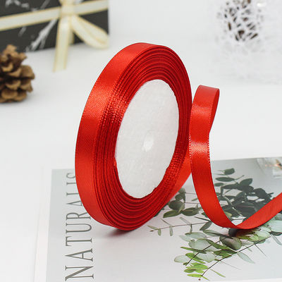 Single Face Polyester Nylon Satin Ribbon 100 Yards 3mm-10mm