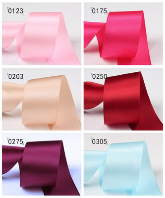 25 mm dubbelzijdig polyester satin lint voor kleding accessoires