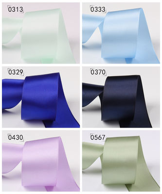 25 mm dubbelzijdig polyester satin lint voor kleding accessoires