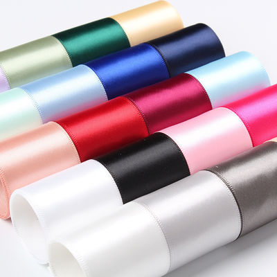 25 mm dubbelzijdig polyester satin lint voor kleding accessoires
