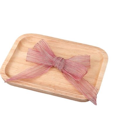 Geschenkverpakking 25 mm Organza lint Korea 2,5 cm Sheer Wired lint