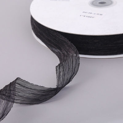 Geschenkverpakking 25 mm Organza lint Korea 2,5 cm Sheer Wired lint