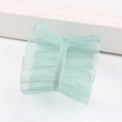 25mm voor 38mm Wrinkle Edge Polyester Organza Ribbon voor DIY Hair Ribbon Bow