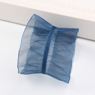 25mm voor 38mm Wrinkle Edge Polyester Organza Ribbon voor DIY Hair Ribbon Bow