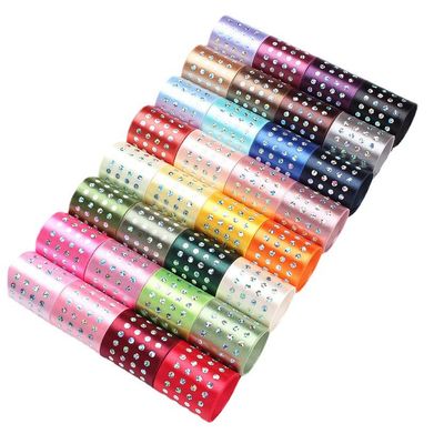 Eenzijdig Diamond Poly Satin Ribbon 5mm-50mm Polyester Satin Ribbon