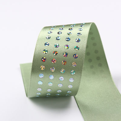 Eenzijdig Diamond Poly Satin Ribbon 5mm-50mm Polyester Satin Ribbon