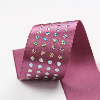 Eenzijdig Diamond Poly Satin Ribbon 5mm-50mm Polyester Satin Ribbon