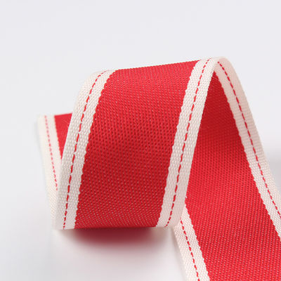 Genaaid polyester lint 6 mm-40 mm poly lint rollen Groen Rood