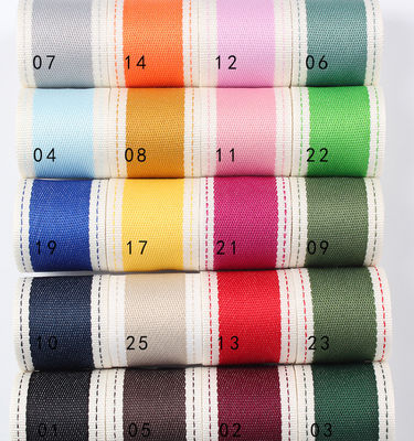 Genaaid polyester lint 6 mm-40 mm poly lint rollen Groen Rood