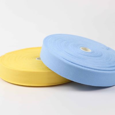 25mm solide gele twill tape 100% katoenen twill tape door de werf