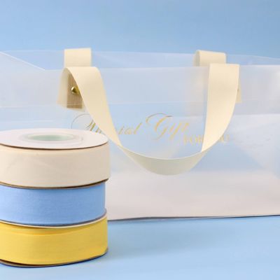 25mm solide gele twill tape 100% katoenen twill tape door de werf