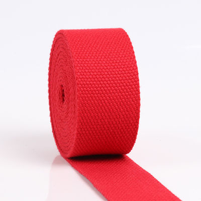 Rode bruine polyester katoen lintband voor tassen en koffers