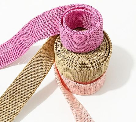 Roze verpakkingspapier lint Dubbellaag Holle cadeau verpakking en lint