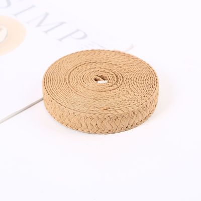 FSC-certificaat Raffia Woven Paper Ribbon Eco Friendly Wrapping Gift Paper Ribbon