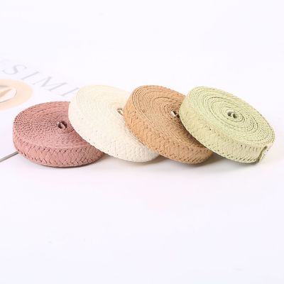 FSC-certificaat Raffia Woven Paper Ribbon Eco Friendly Wrapping Gift Paper Ribbon