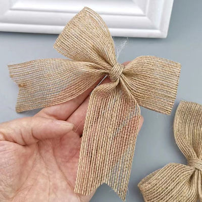 Aanpassen losgeweven borstel lint voor cadeau verpakking decoratie