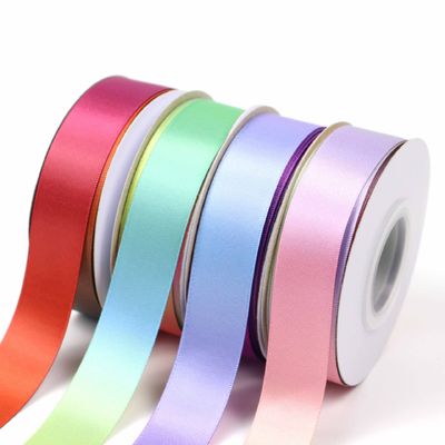 Kleur geleidelijke verandering Polyester lint 25 mm warm overdracht drukken