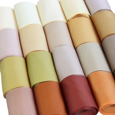 RPET Recycled Polyester Grosgrain Ribbon By The Yard GRS Certificaat