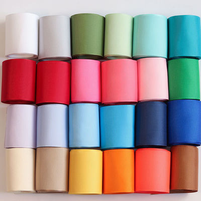 RPET Recycled Polyester Grosgrain Ribbon By The Yard GRS Certificaat