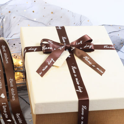 ISO9001 Elastische geschenkboegen Op maat gemaakte lintboog met elastische lus