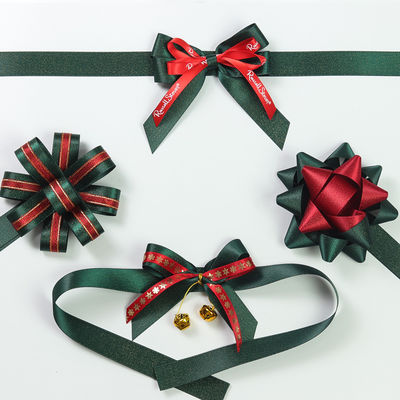 Polyester Satin Ribbon Bows ISO9001 Satin Ribbon voor cadeauverpakkingen