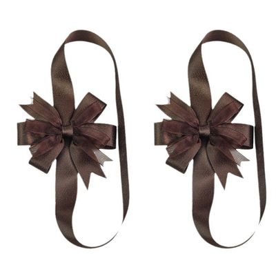 Gepersonaliseerde polyester satine lint bloemen voor feest decoratie