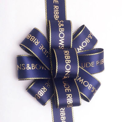 Gepersonaliseerde polyester satine lint bloemen voor feest decoratie