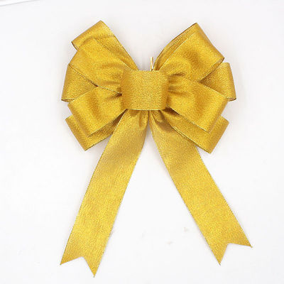 Verjaardag Rood Satin Boog Polyester Geel Satin Boog voor ambachten