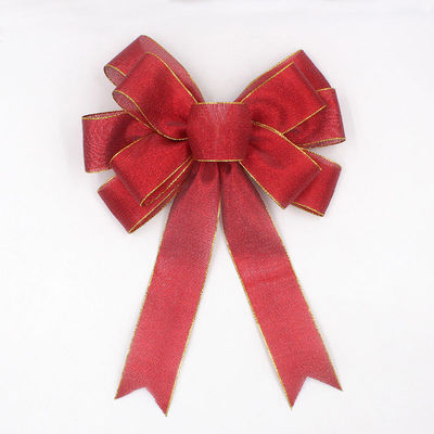Verjaardag Rood Satin Boog Polyester Geel Satin Boog voor ambachten
