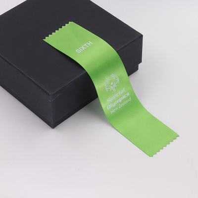 Blauw Groen medaille Award Ribbon Polyester Satin Custom medaille ribbons