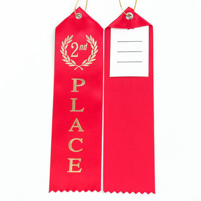 Blauw Groen medaille Award Ribbon Polyester Satin Custom medaille ribbons