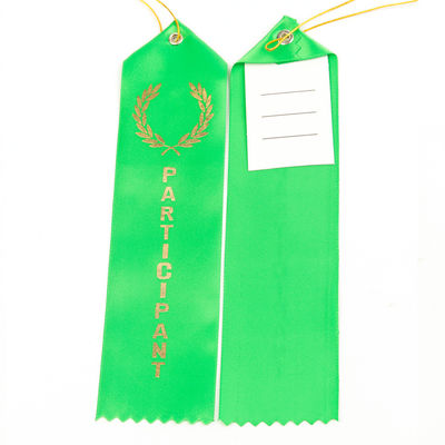 Blauw Groen medaille Award Ribbon Polyester Satin Custom medaille ribbons