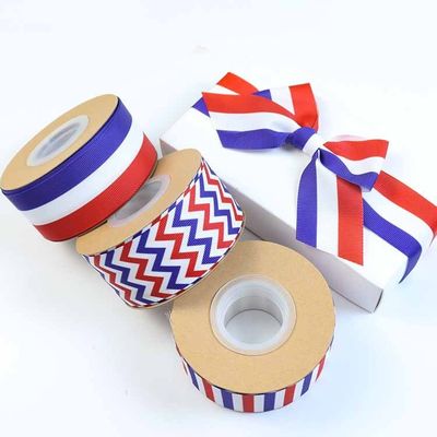 Inkt gedrukt polyester grosgrain lint door de werf aangepast logo