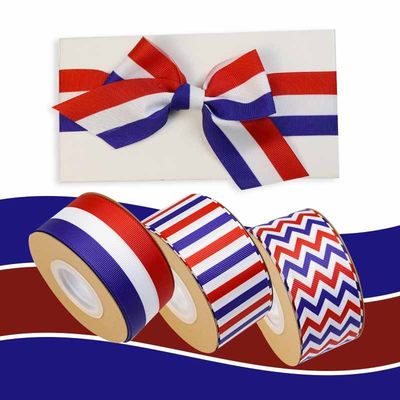 Inkt gedrukt polyester grosgrain lint door de werf aangepast logo