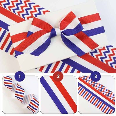 Inkt gedrukt polyester grosgrain lint door de werf aangepast logo