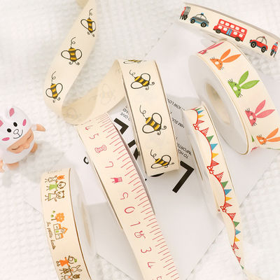 Cartoon Custom Gift Ribbon 1cm-2.5cm Animal Print Ribbon Wit