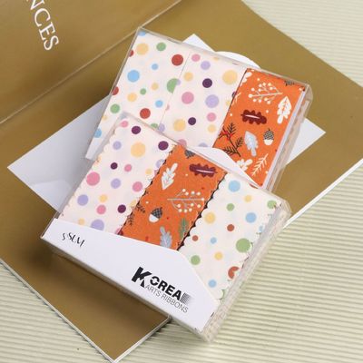Ronde punt gedrukt polyester lint 25mm-38mm katoenen kerst lint
