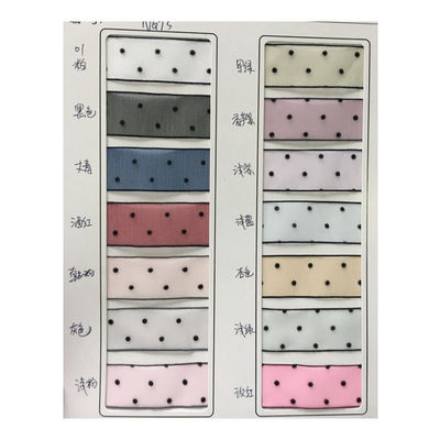 10 mm-60 mm Dot Velvet Draadband Borduurwerk dubbelzijdig fluwelen lint