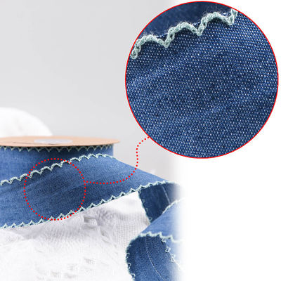 Kledingstuk Decoratie Jeans Ribbon 38mm Double Face Weave Edge