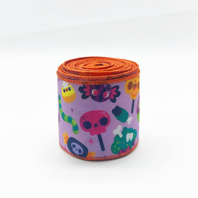 Schattig tekenfilm Halloween Draadband 63mm Festival Halloween Grosgrain Ribbon