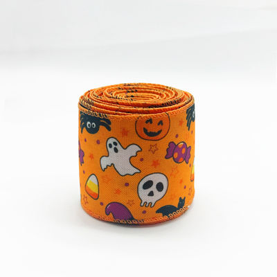 Schattig tekenfilm Halloween Draadband 63mm Festival Halloween Grosgrain Ribbon