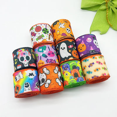 Schattig tekenfilm Halloween Draadband 63mm Festival Halloween Grosgrain Ribbon