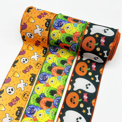 Schattig tekenfilm Halloween Draadband 63mm Festival Halloween Grosgrain Ribbon